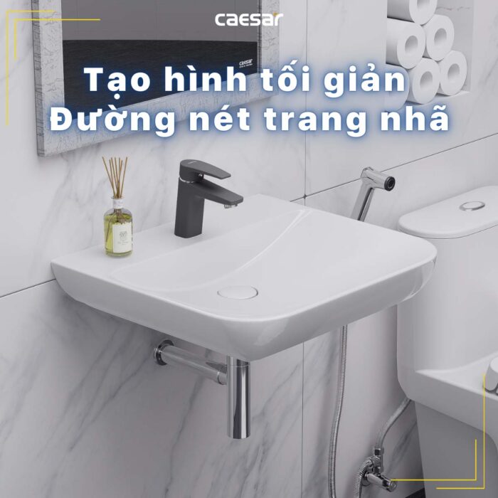Chậu lavabo đặt bàn CAESAR LF5370 - Ảnh 10