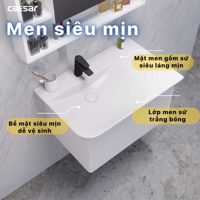 Chậu lavabo đặt bàn CAESAR LF5372 - Ảnh 11