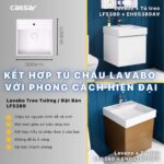 Chậu lavabo đặt bàn CAESAR LF5380 - Ảnh 6