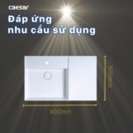 Chậu lavabo đặt bàn CAESAR LF5382 - Ảnh 13