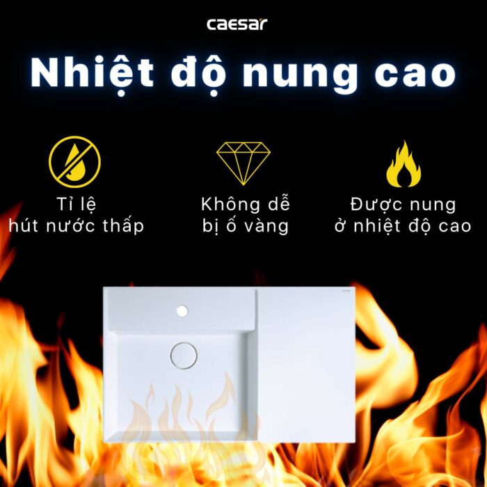 Chậu lavabo đặt bàn CAESAR LF5382 - Ảnh 12
