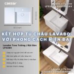 Chậu lavabo đặt bàn CAESAR LF5384 - Ảnh 6