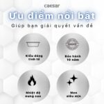 Chậu lavabo đặt bàn CAESAR LF5384 - Ảnh 8