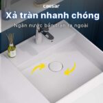Chậu lavabo đặt bàn CAESAR LF5384 - Ảnh 11