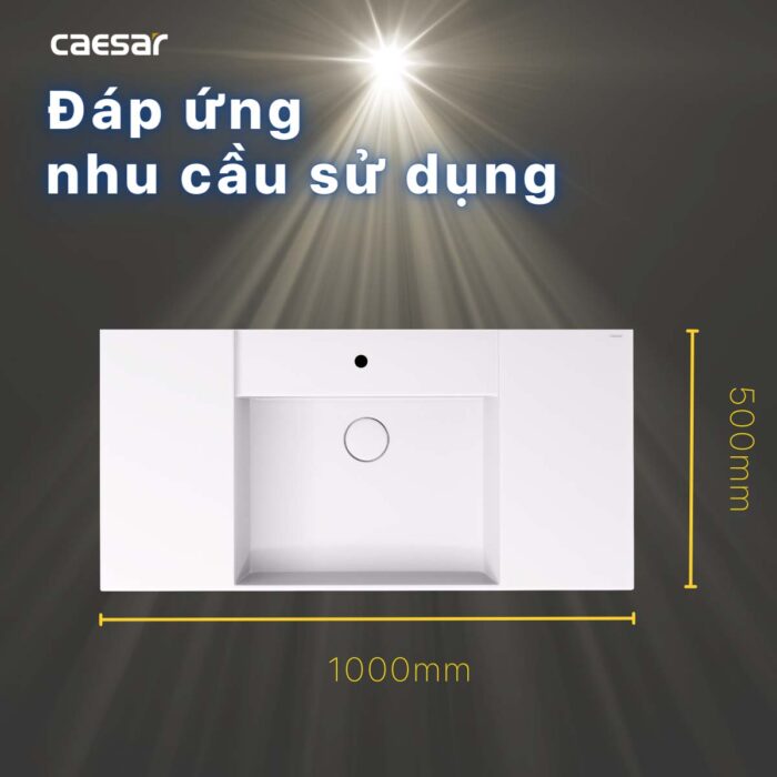 Chậu lavabo đặt bàn CAESAR LF5386 - Ảnh 13