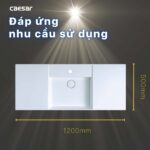 Chậu lavabo đặt bàn CAESAR LF5388 - Ảnh 14