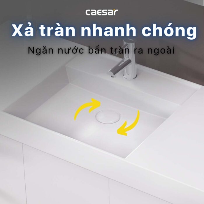 Chậu lavabo đặt bàn CAESAR LF5388 - Ảnh 12