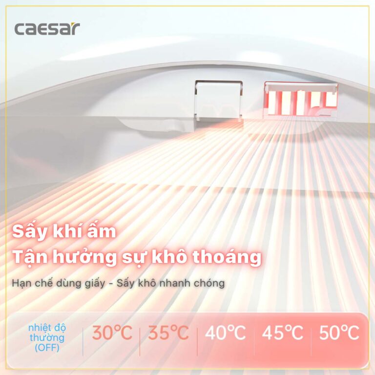 Nắp bồn cầu thông minh CAESAR TAF710H - Ảnh 18