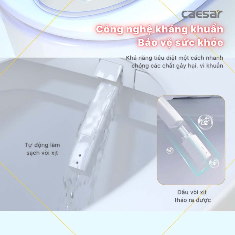 Nắp bồn cầu thông minh CAESAR TAF710H - Ảnh 20