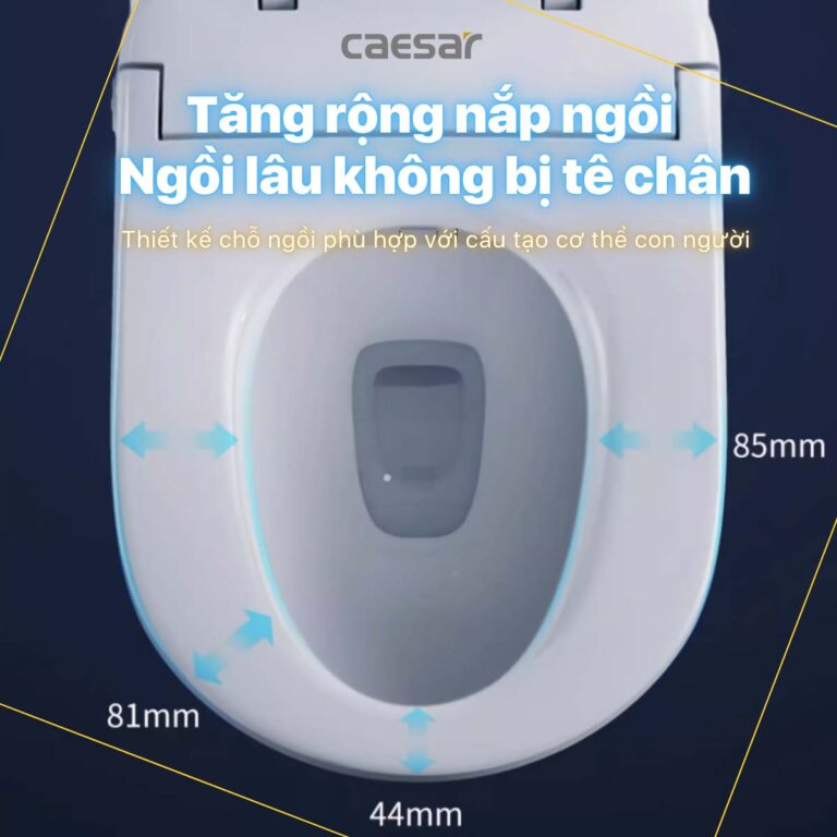 Nắp bồn cầu thông minh CAESAR TAF710H - Ảnh 22