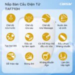 Nắp bồn cầu thông minh CAESAR TAF710H - Ảnh 5