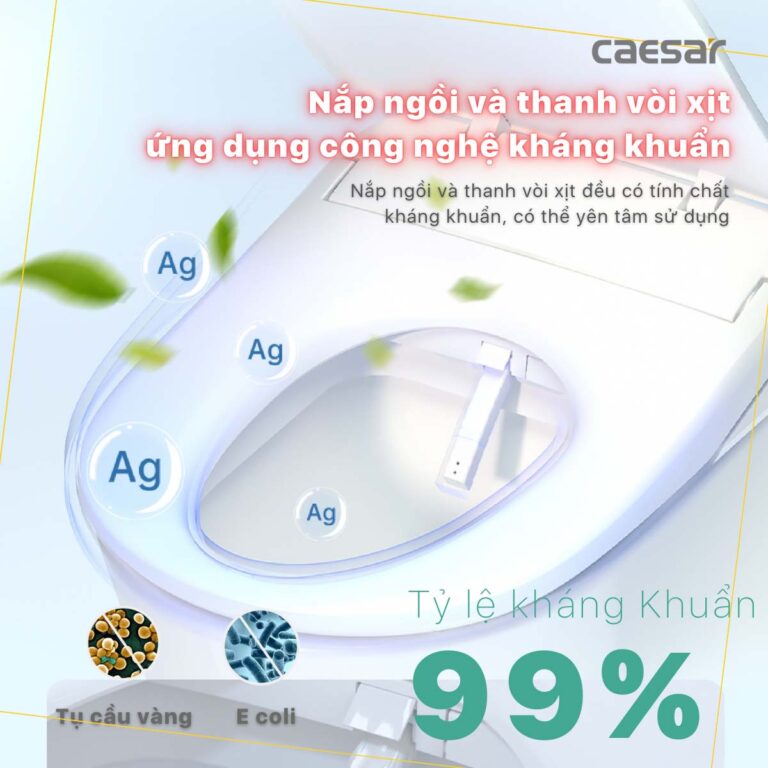 Nắp bồn cầu thông minh CAESAR TAF710H - Ảnh 8