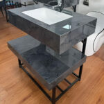 Bộ bàn đá lavabo VIGLACERA US10-9GP03 2 tầng