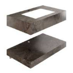 Bộ bàn đá lavabo VIGLACERA US10-9GP03 2 tầng