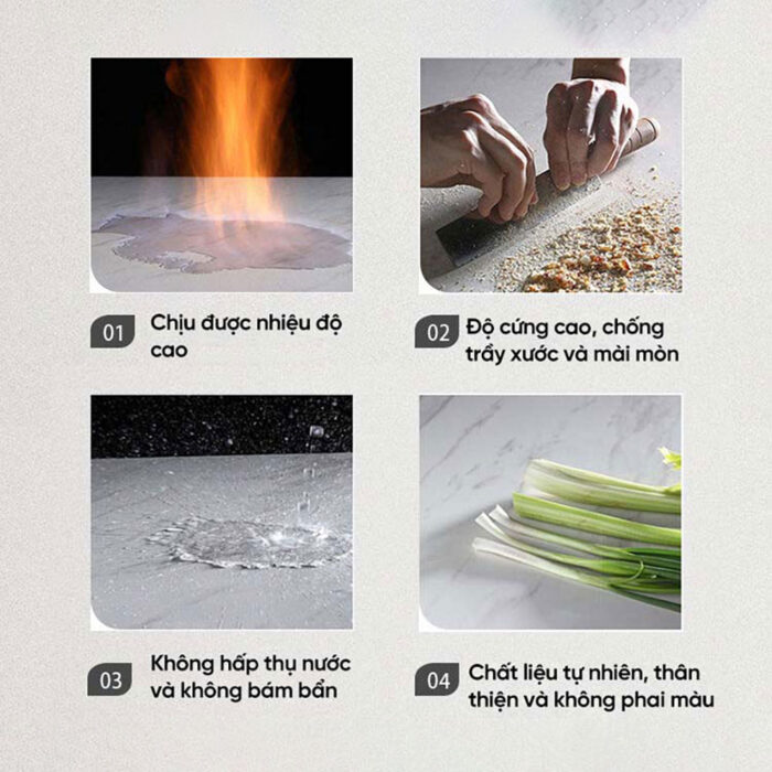 Bộ bàn đá lavabo VIGLACERA US10-9GP03 2 tầng - Ảnh 4