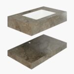 Bộ bàn đá lavabo VIGLACERA US8-9GP05 2 tầng