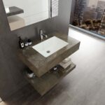 Bộ bàn đá lavabo VIGLACERA US8-9GP05 2 tầng - Ảnh 7
