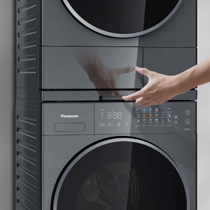 Bộ kệ xếp chồng Panasonic N-SKT2AVT máy giặt và sấy - Ảnh 3