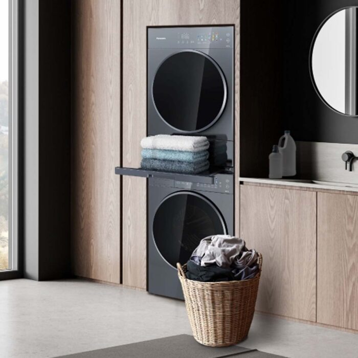 Bộ kệ xếp chồng Panasonic N-SKT2AVT máy giặt và sấy - Ảnh 5