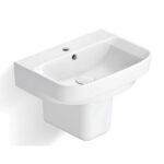 Chậu lavabo treo tường VIGLACERA V59 kèm chân ngắn