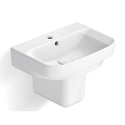 Chậu lavabo treo tường VIGLACERA V59 kèm chân ngắn
