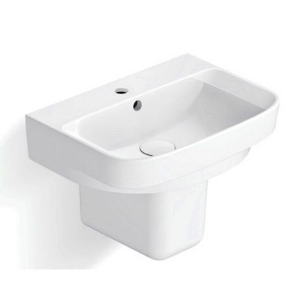 Chậu lavabo treo tường VIGLACERA V59 kèm chân ngắn