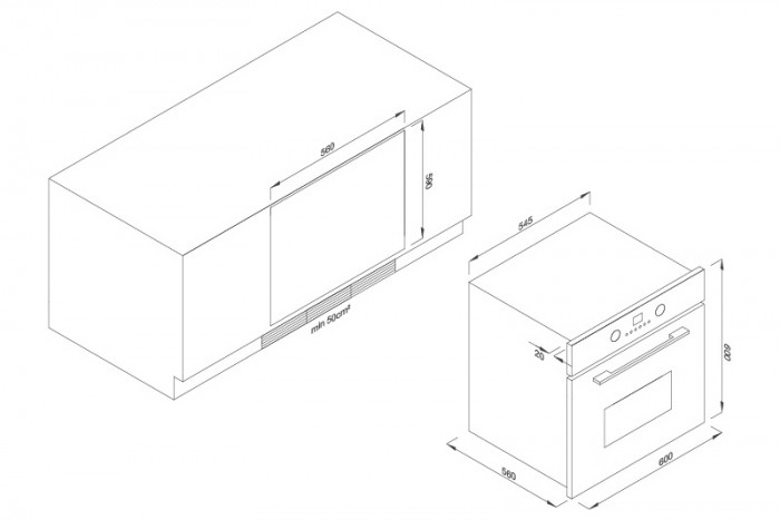 Lò nướng Malloca EB-56RG-5BC15