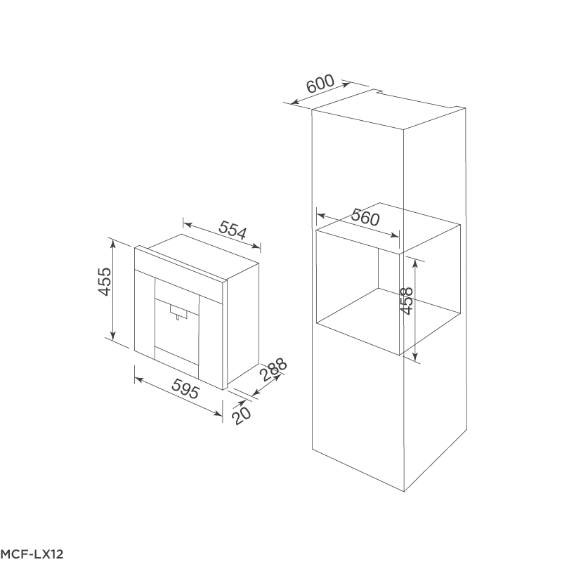 Máy pha cà phê MCF-LX12