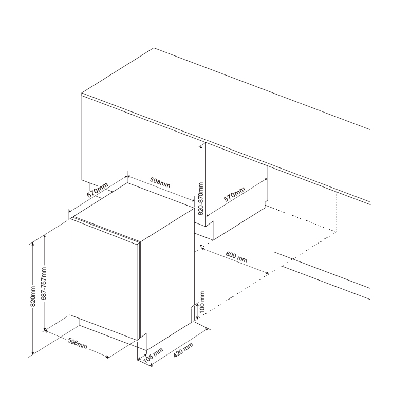 Máy rửa chén MDW14-B09FI