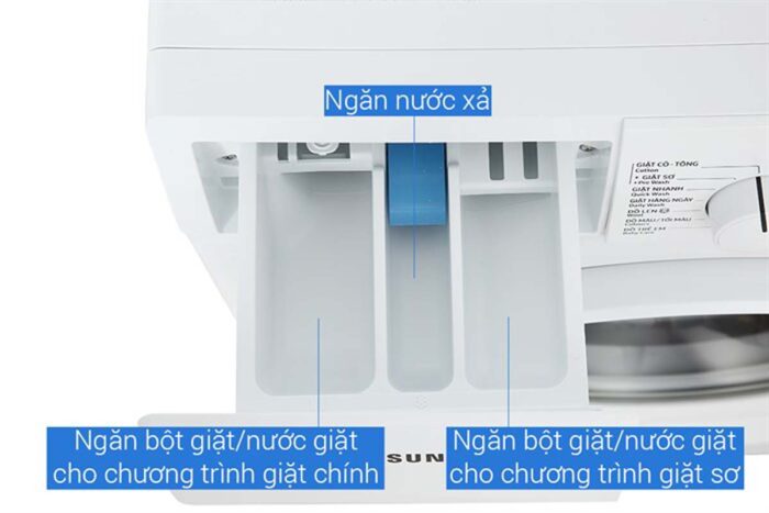 Máy giặt Samsung WW80T3020WW/SV AI Inverter 8kg - Ảnh 6