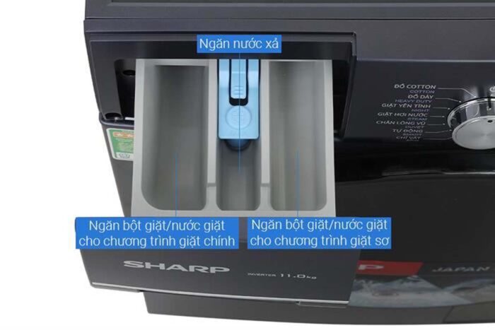 Máy giặt Sharp ES-FM110CB-DG 11kg Inverter - Ảnh 5