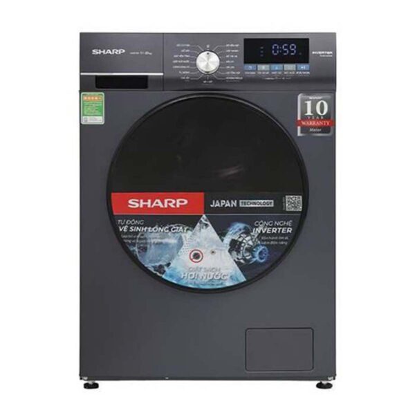 Máy Giặt Sharp ES-FM110CB-SB 11Kg Inverter