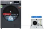 Máy giặt Sharp ES-FM90CB-SB 9kg Inverter - Ảnh 8
