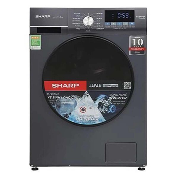 Máy Giặt Sharp ES-FM90CB-SB 9Kg Inverter