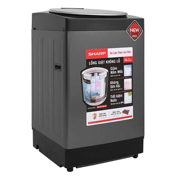 Máy giặt Sharp ES-W102PV-H 10.2kg - Ảnh 5