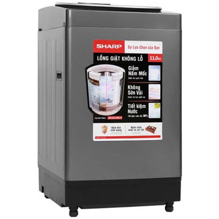 Máy giặt Sharp ES-W110HV-S 11kg - Ảnh 5