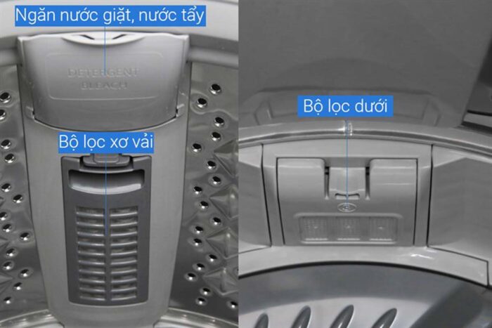 Máy giặt Toshiba AW-DJ1000CV (SK) 9kg Inverter - Ảnh 8