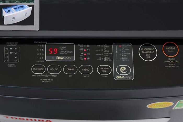 Máy giặt Toshiba AW-M1100PV(MK) 10kg - Ảnh 6