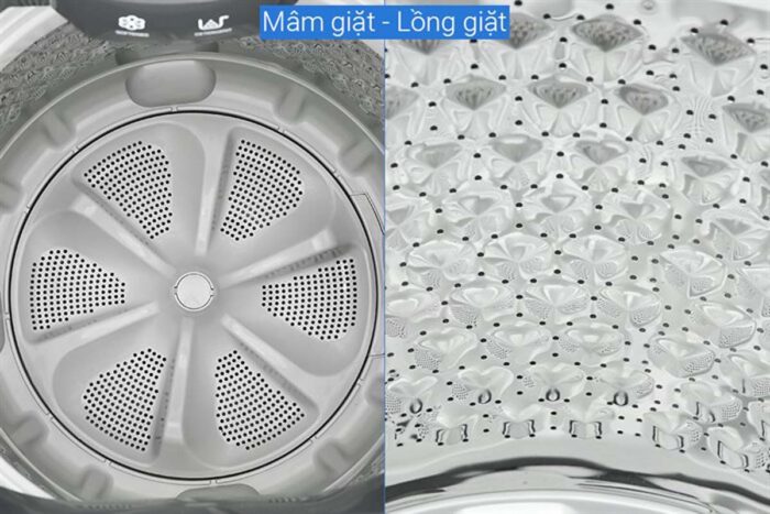 Máy giặt Toshiba AW-M901BV(WK) 8kg - Ảnh 10