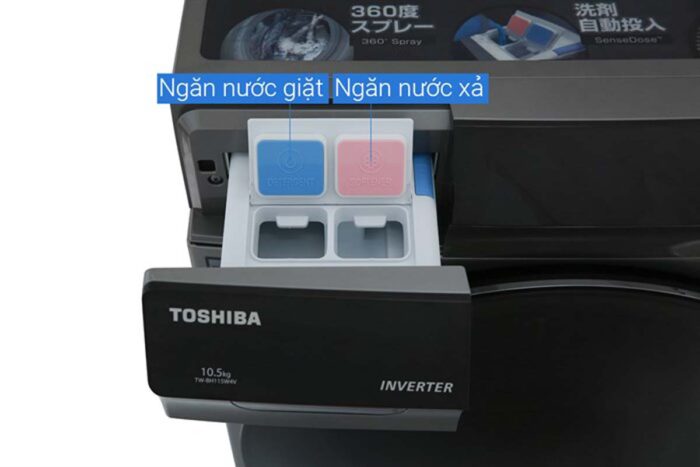 Máy giặt Toshiba TW-BH115W4V (SK) Inverter 10.5kg - Ảnh 5