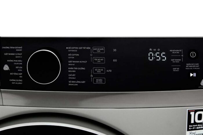 Máy giặt Toshiba TW-BH95M4V(SK) Inverter 8.5kg - Ảnh 7