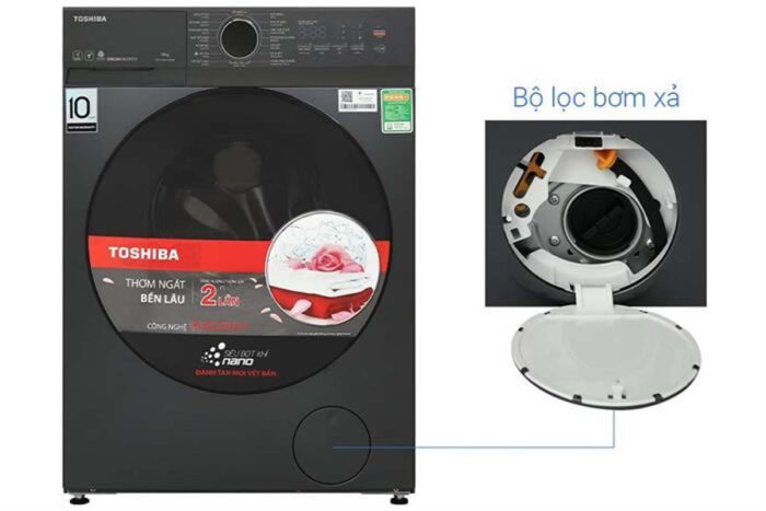 Máy giặt Toshiba TW-T21BU130UWV(MG) Inverter 12kg - Ảnh 7