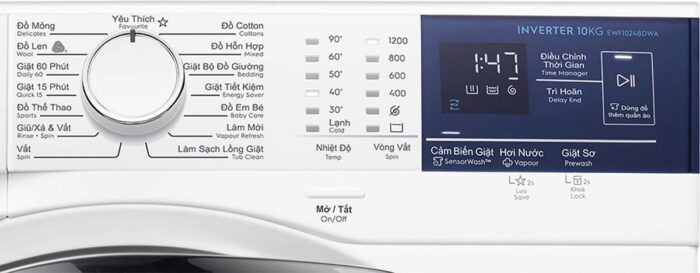 Máy giặt Electrolux EWF1024BDWA 10kg inverter - Ảnh 5