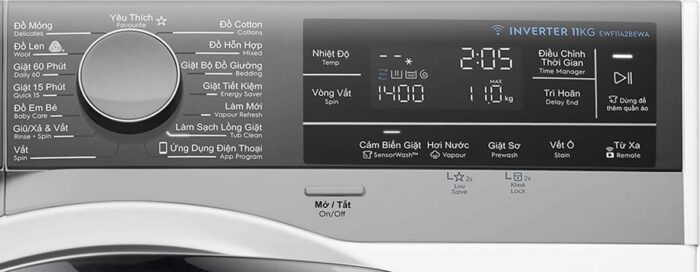 Máy giặt Electrolux EWF1142BEWA 11kg inverter - Ảnh 5