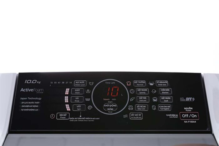 Máy giặt Panasonic NA-F100A4HRV 10kg inverter - Ảnh 8