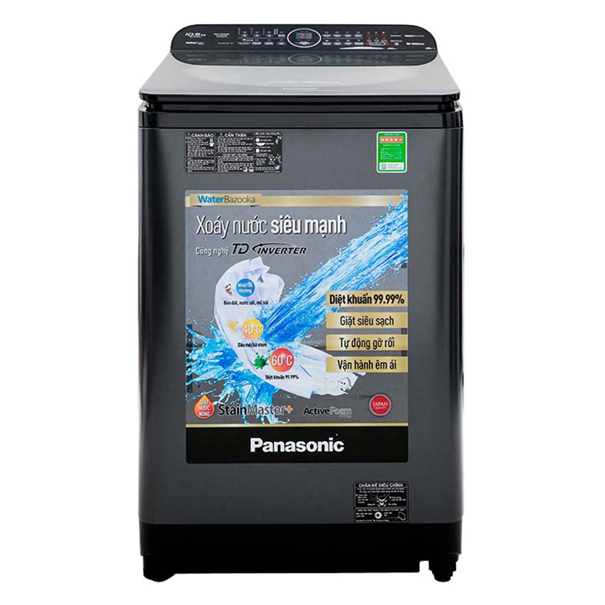 Máy giặt Panasonic NA-FD12VR1BV 12.5Kg lồng đứng inverter