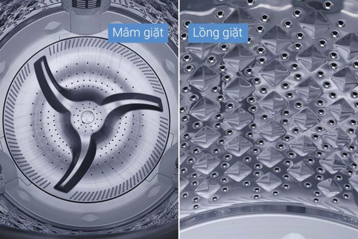 Máy giặt Toshiba AW-DUG1700WV (SS) Inverter 16kg - Ảnh 6