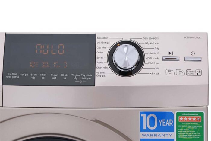 Máy giặt sấy Aqua AQD-DH1050C 10.5 Kg Inverter - Ảnh 5