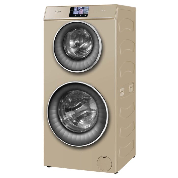 Máy giặt sấy Aqua AQD-DH1200B giặt 12 Kg Sấy 4 Kg - Ảnh 2