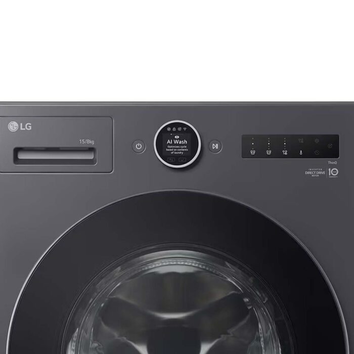 Máy giặt sấy LG F2515RNTG 15kg 8kg inverter - Ảnh 6